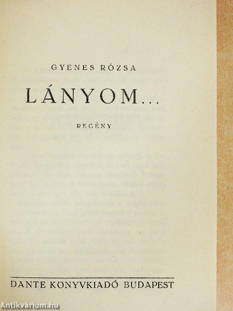 Lányom...
