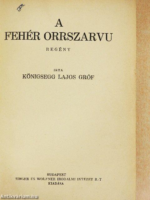 A fehér orrszarvu