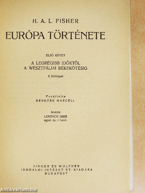 Európa története I.