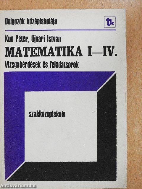 Matematika I-IV.