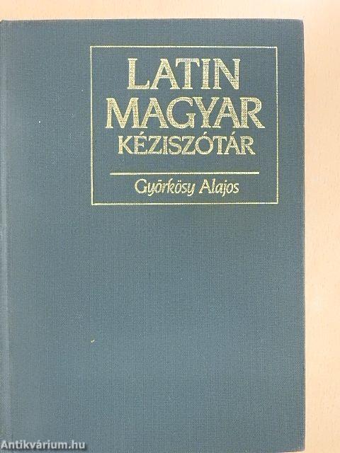 Latin-magyar kéziszótár
