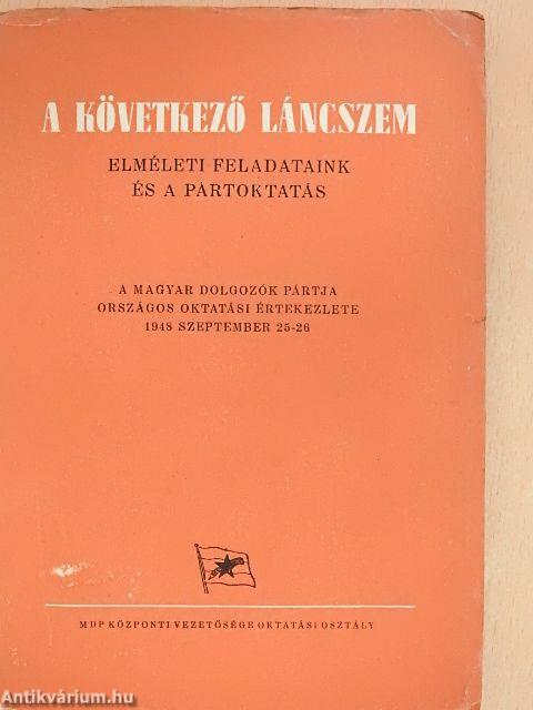 A következő láncszem