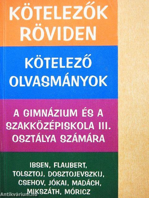 Kötelező olvasmányok