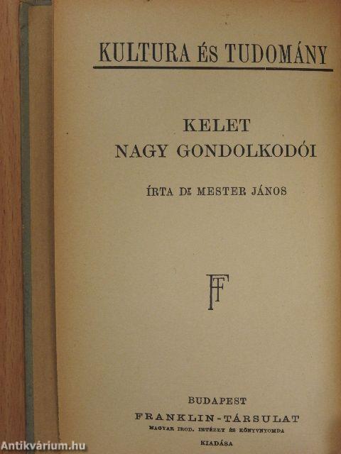 Kelet nagy gondolkodói