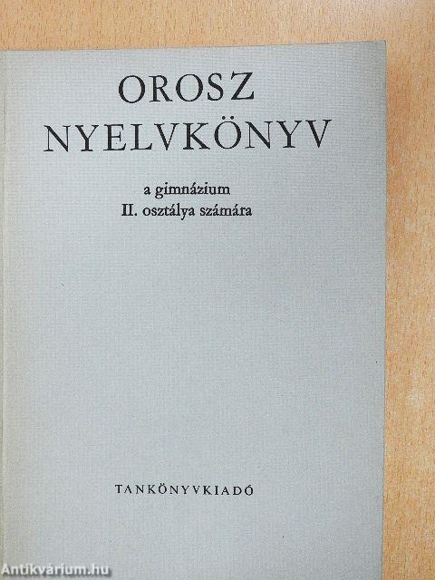 Orosz nyelvkönyv II.