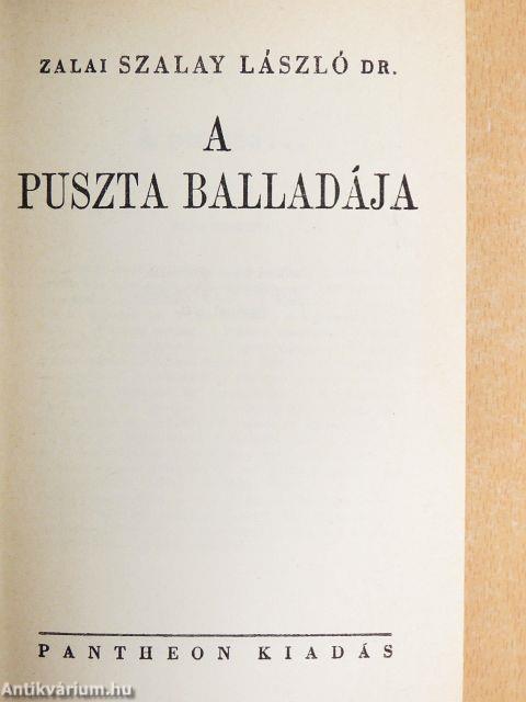 A puszta balladája