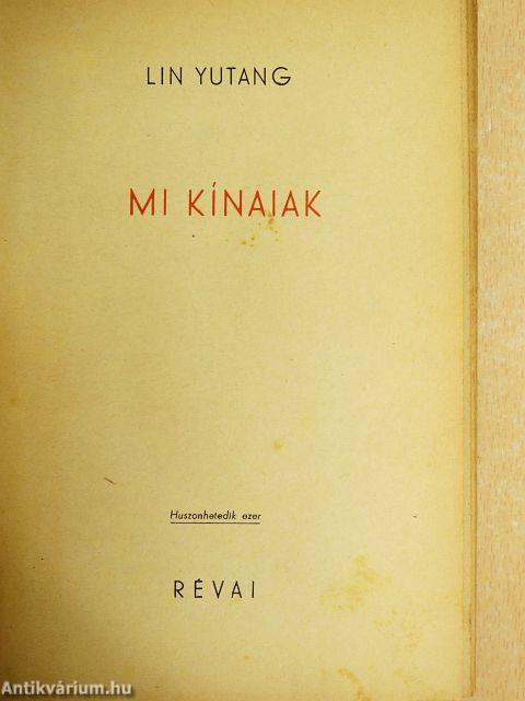 Mi kínaiak