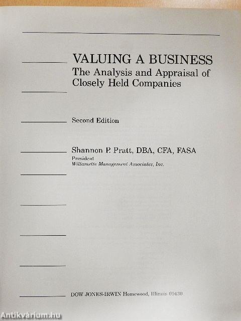 Valuing a Business