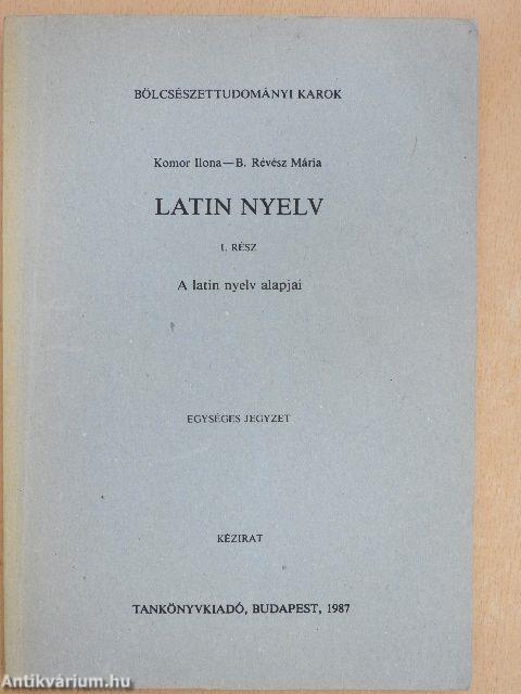 Latin nyelv I.