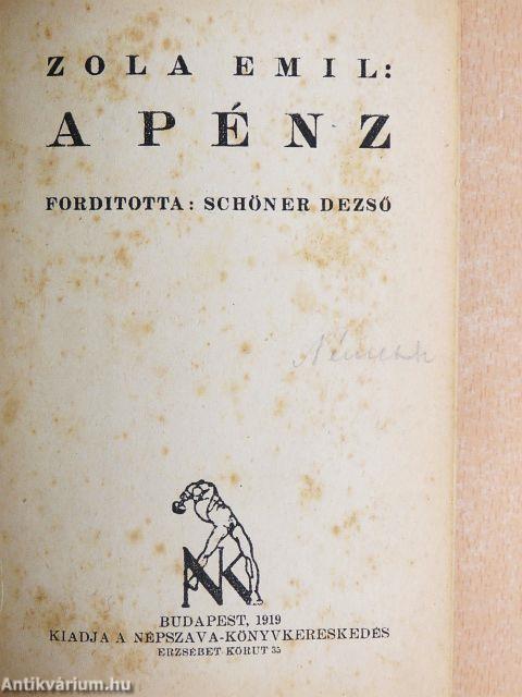 A pénz