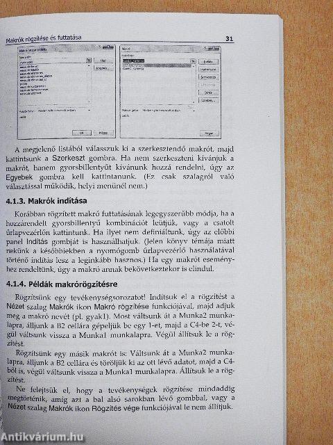 Makróhasználat Excelben