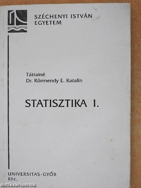 Statisztika I.