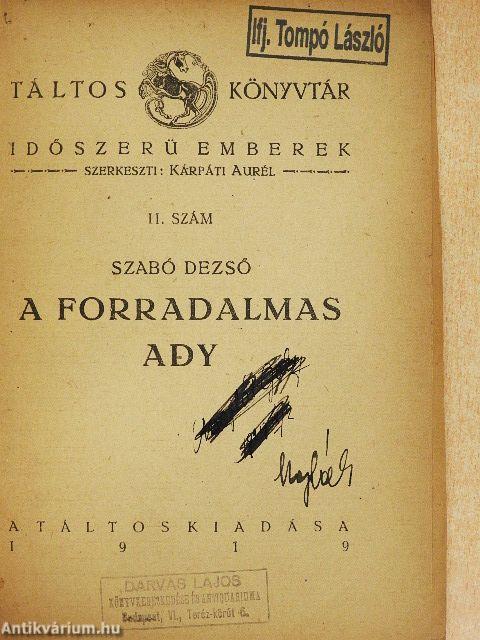A forradalmas Ady