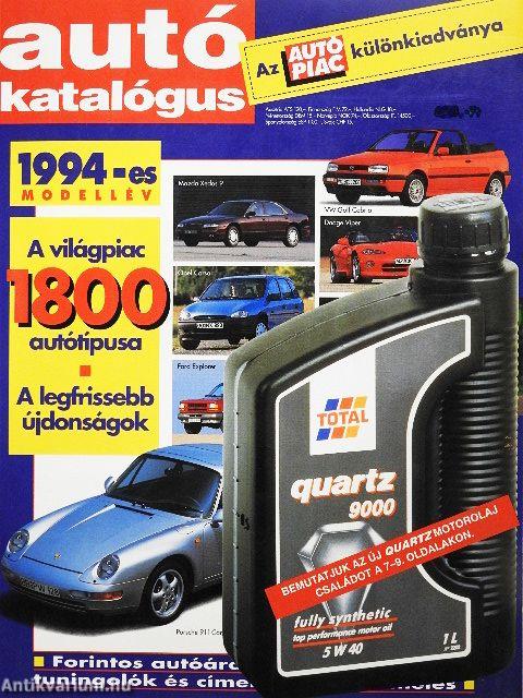 Autó katalógus 1993/1994.