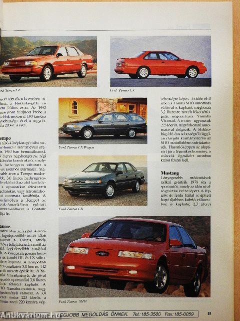 Autó katalógus 1993/1994.