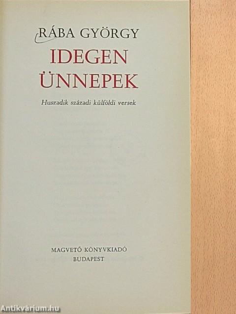 Idegen ünnepek
