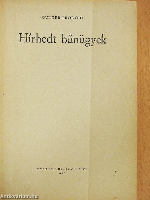 Hírhedt bűnügyek