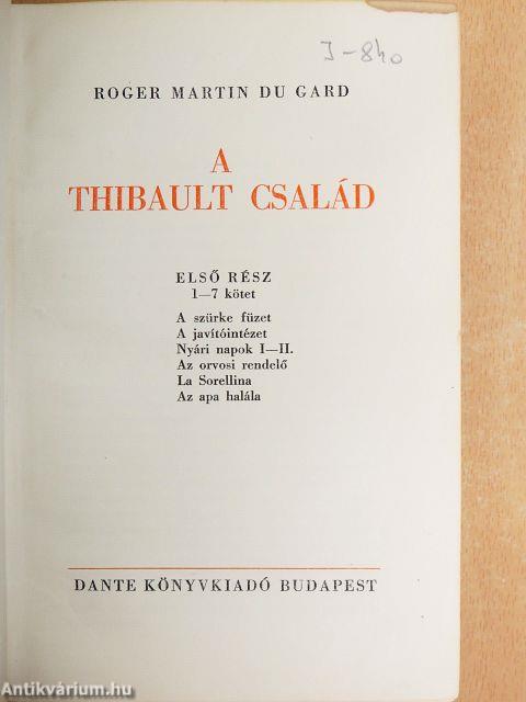 A Thibault család I-II.