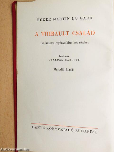 A Thibault család I-II.