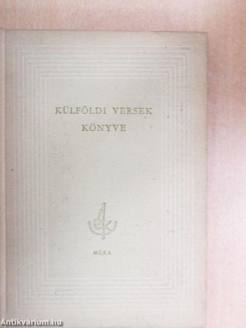 Külföldi versek könyve