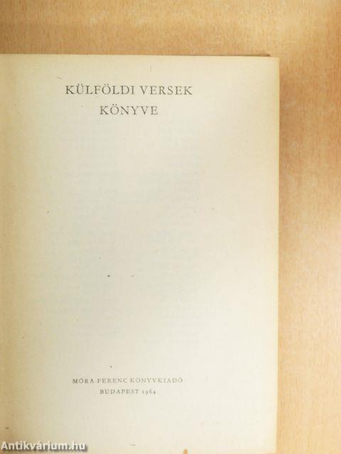 Külföldi versek könyve