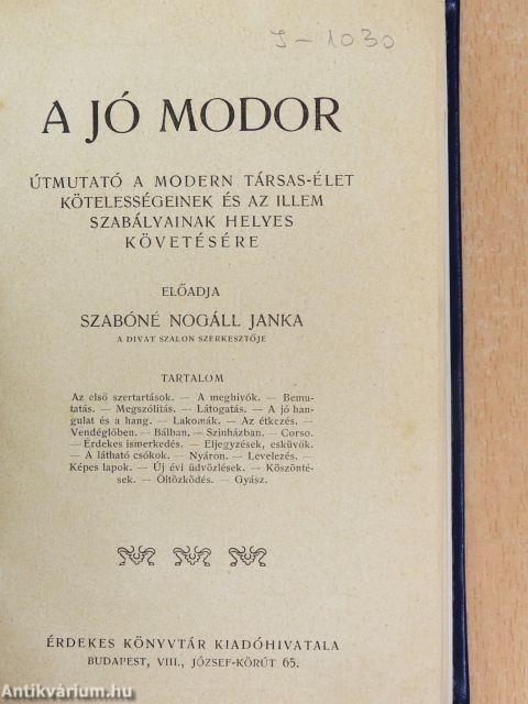 A jó modor