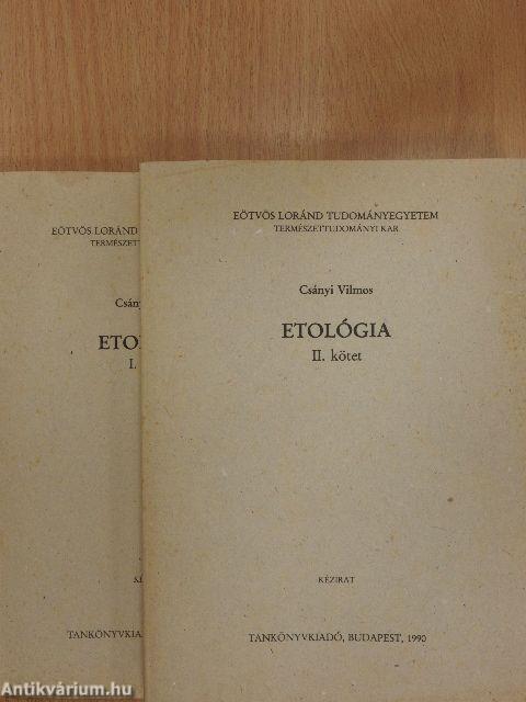 Etológia I-II.