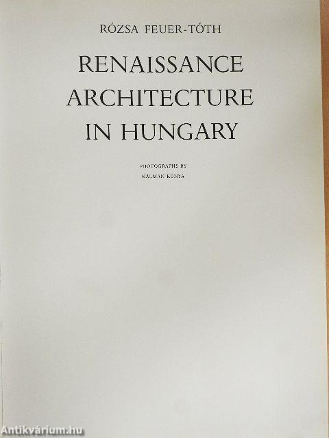 Renaissance Architecture in Hungary