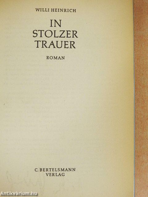 In stolzer Trauer