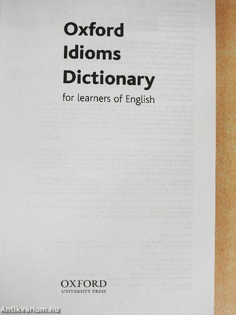 Oxford Idioms Dictionary