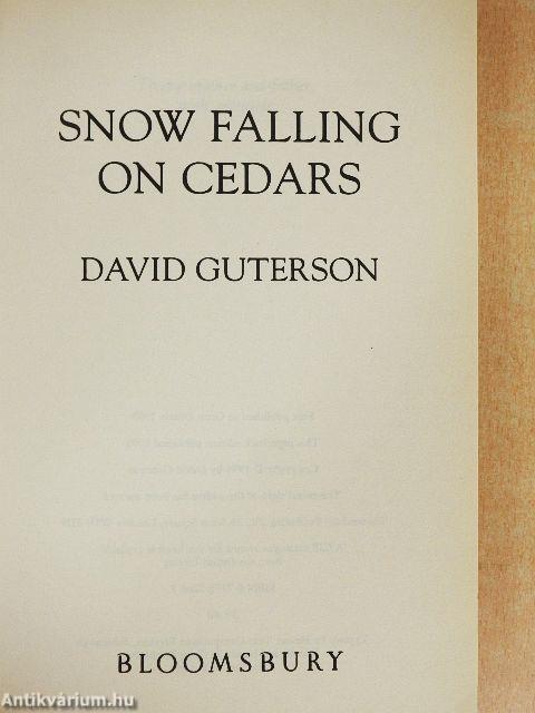 Snow Falling on Cedars