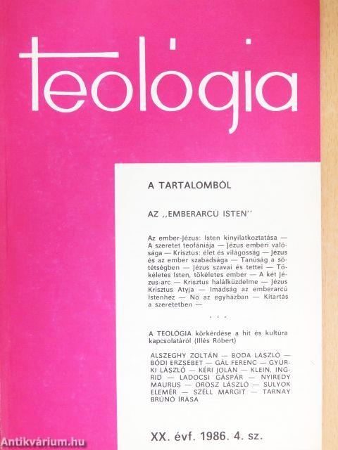 Teológia 1986/4. 