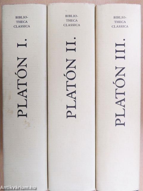 Platón összes művei I-III.