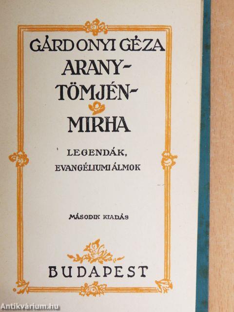 Arany, tömjén, mirha