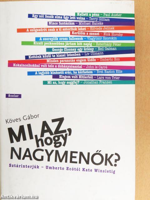 Mi az, hogy nagymenők?