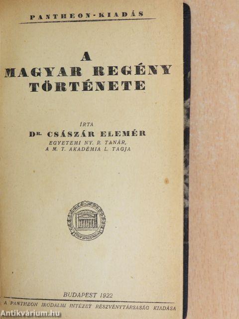 A magyar regény története