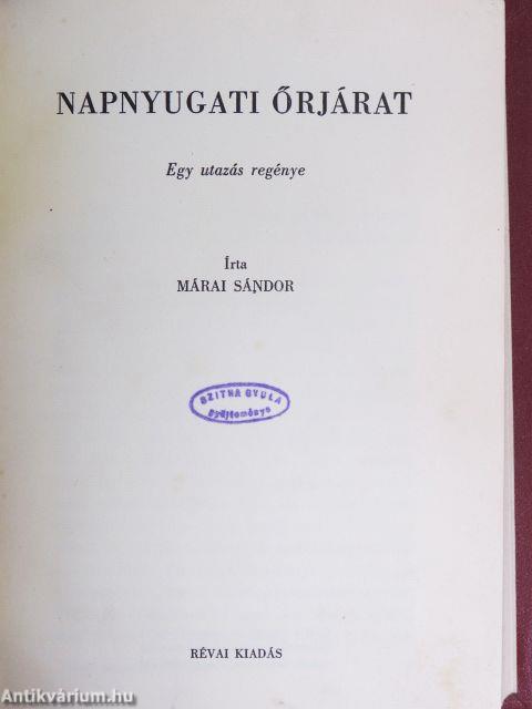 Napnyugati őrjárat
