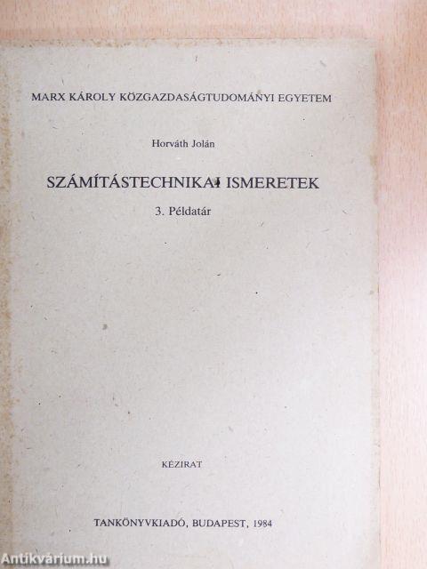 Számítástechnikai ismeretek
