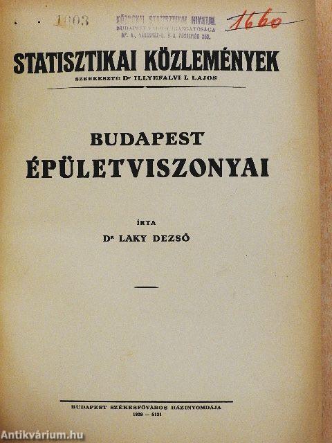 Budapest épületviszonyai