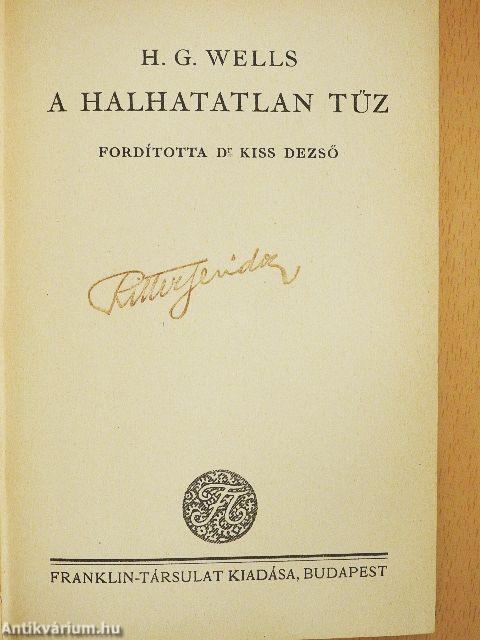 A halhatatlan tűz