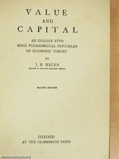 Value and Capital
