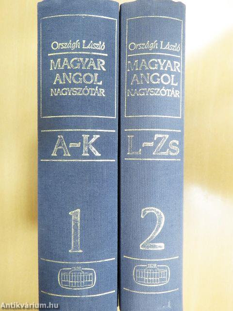 Magyar-angol nagyszótár 1-2.