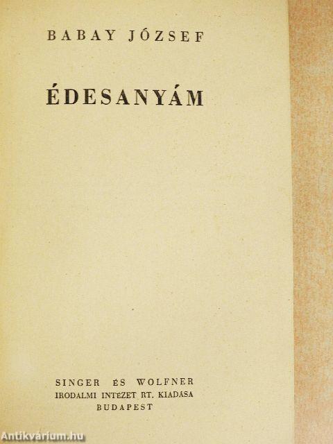 Édesanyám