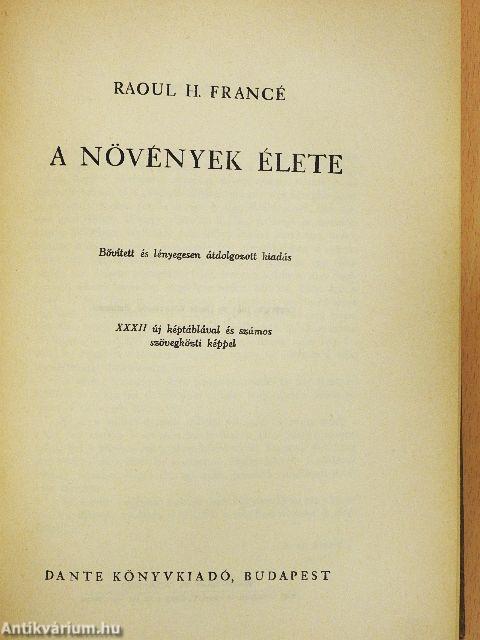 A növények élete