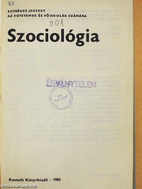 Szociológia