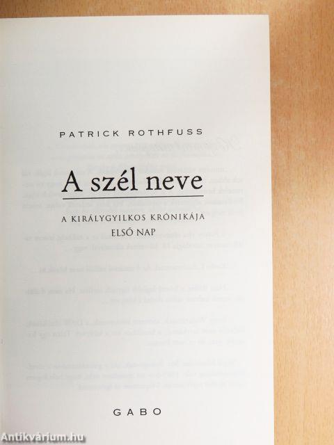 A szél neve