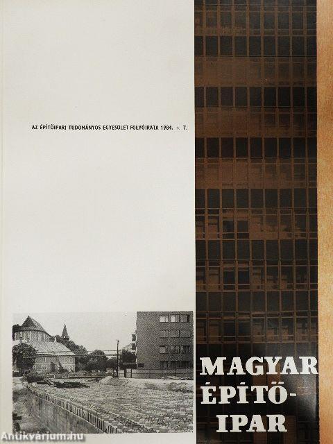 Magyar Építőipar 1984/7.