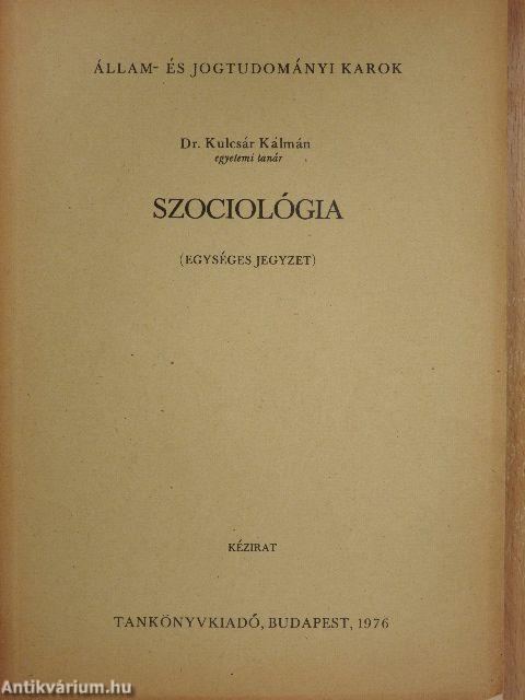 Szociológia