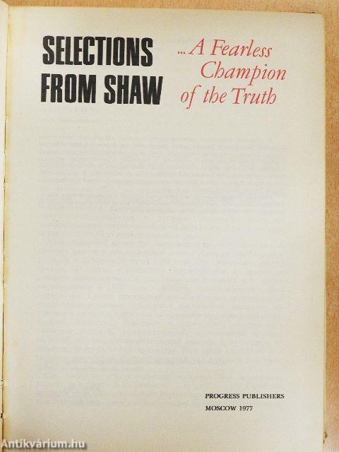 Selections from Shaw
