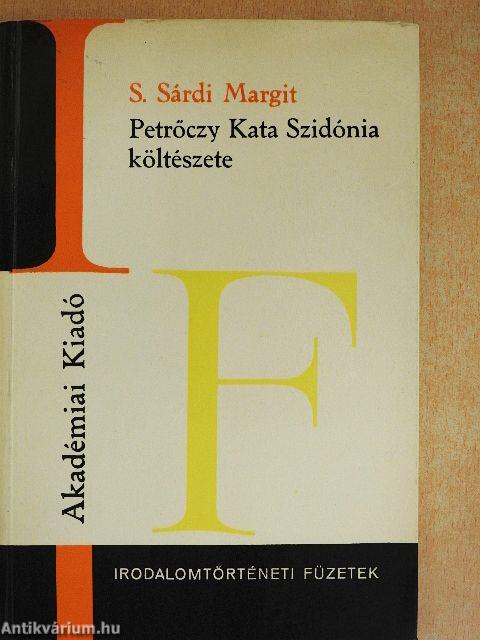 Petrőczy Kata Szidónia költészete